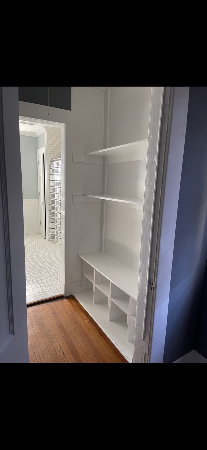 Built-in shelving & storage