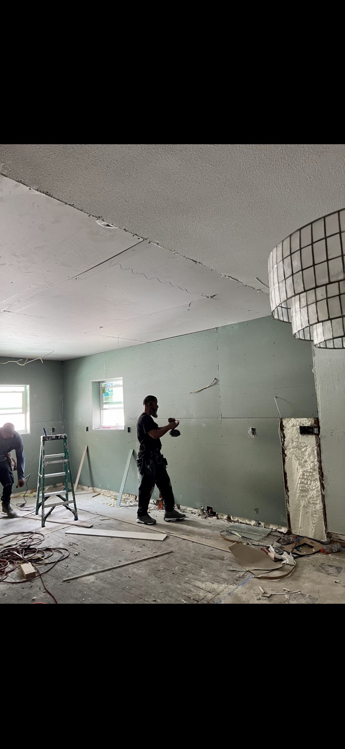 Interior renovation in progress