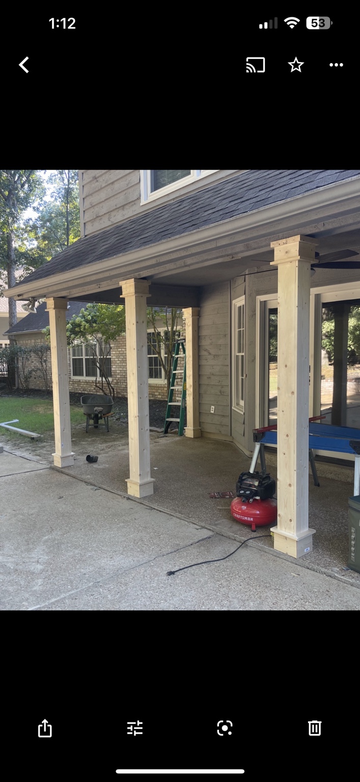 Porch columns & trim