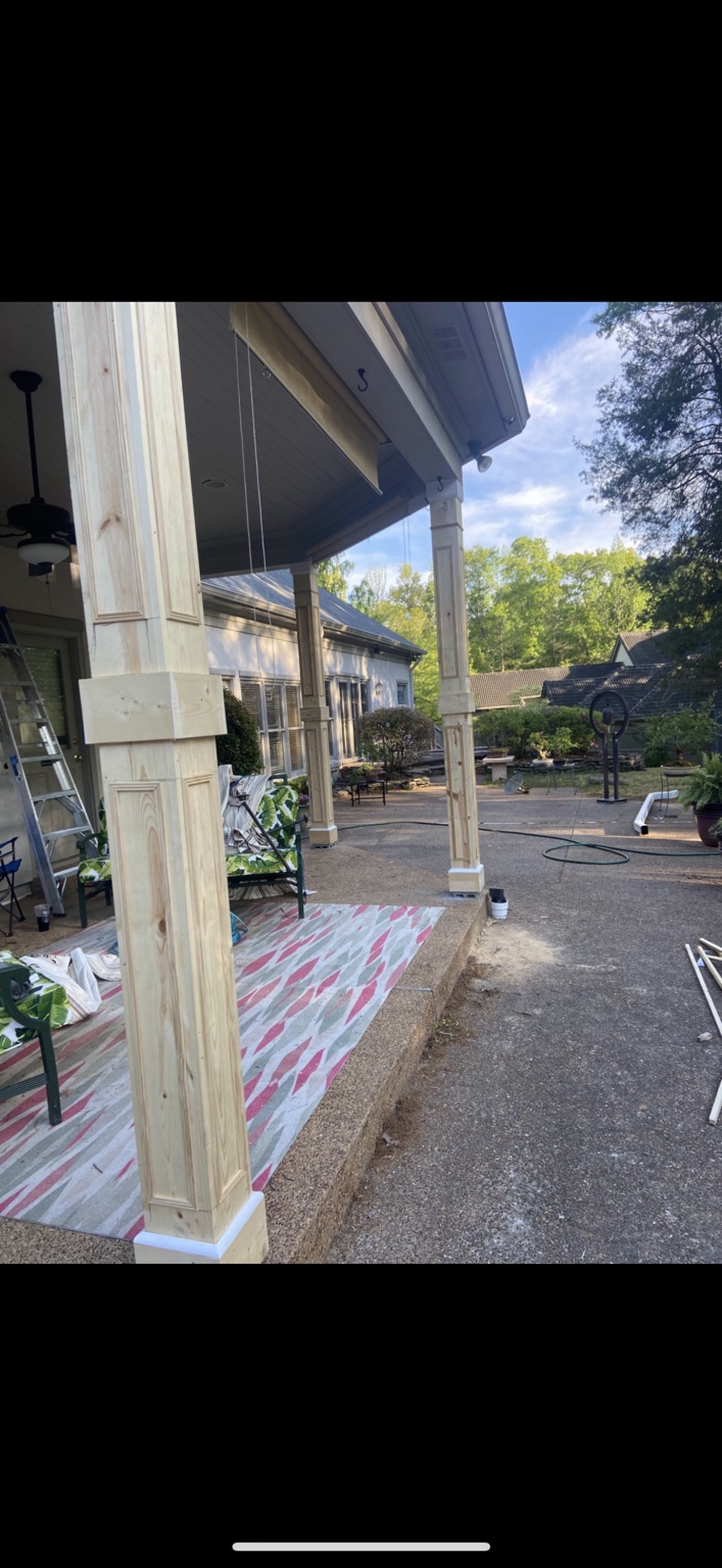 Porch millwork details