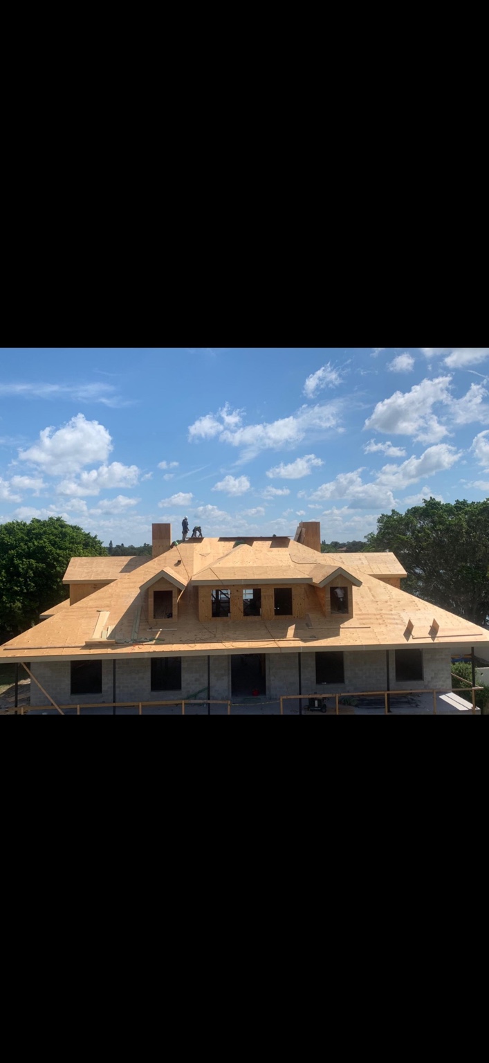 Roof framing & sheathing